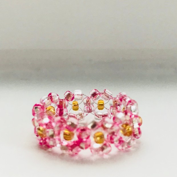 beadedflowerring